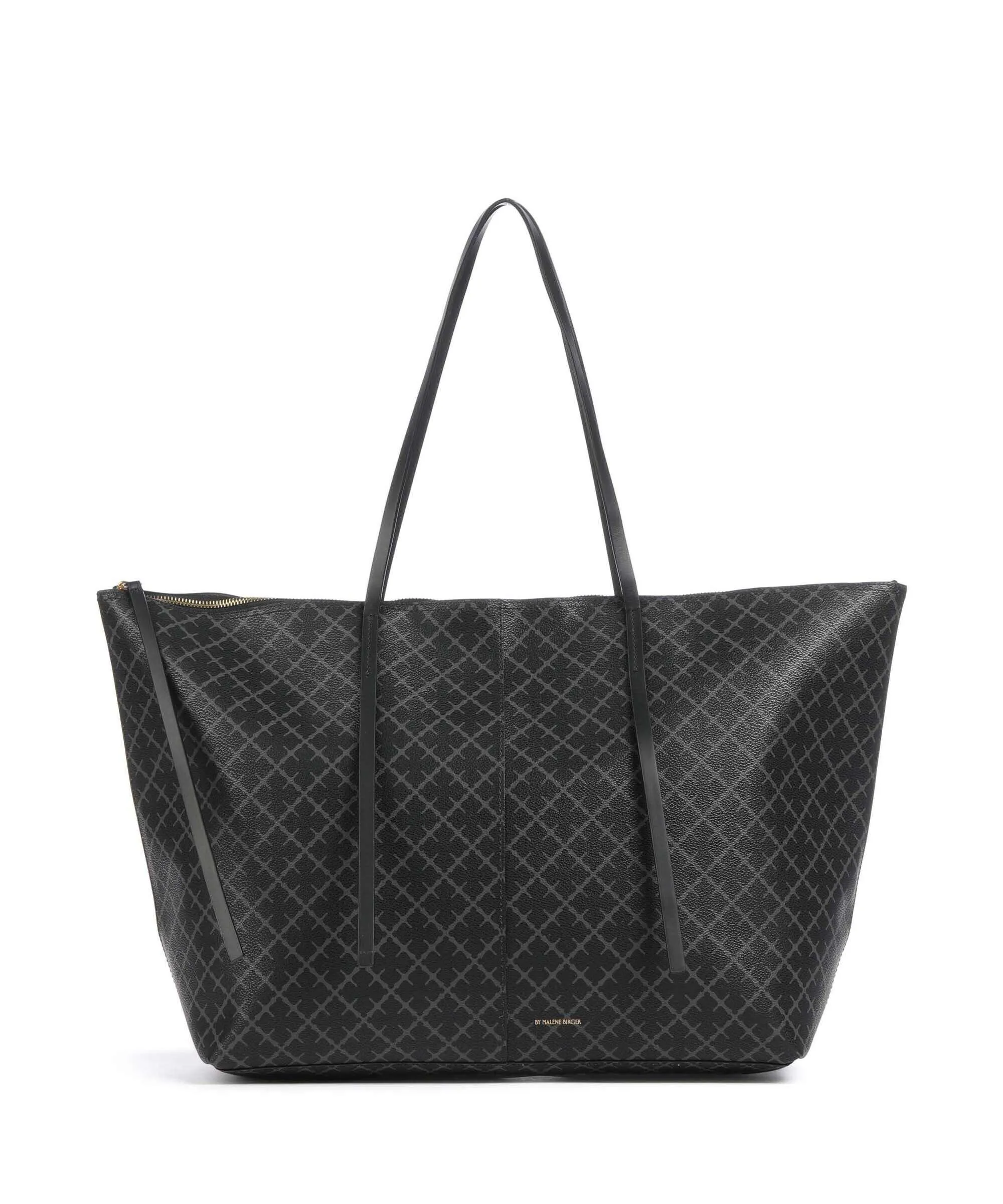  by Malene Birger Luze Borsa shopper plastica nero/grigio  