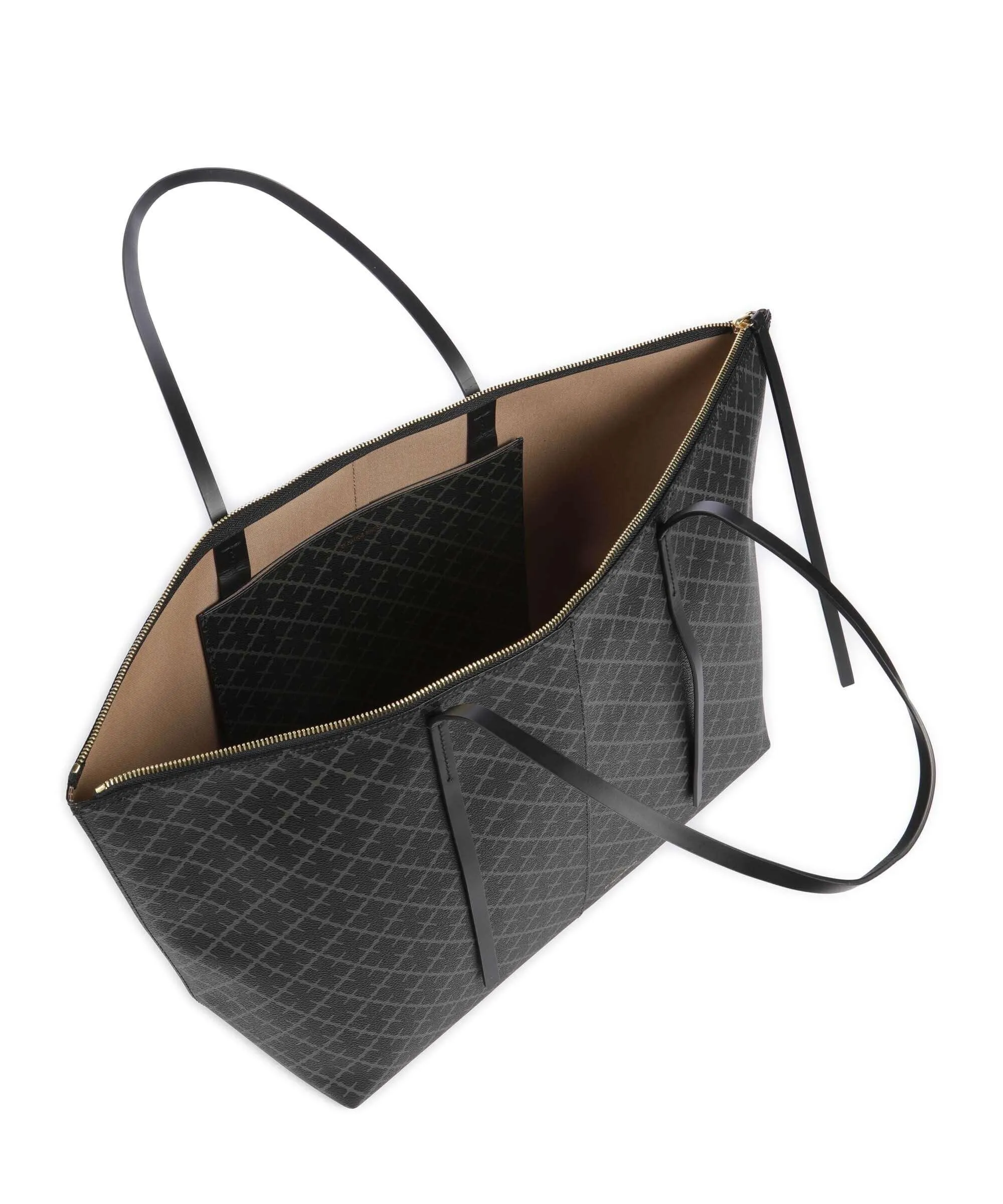  by Malene Birger Luze Borsa shopper plastica nero/grigio  