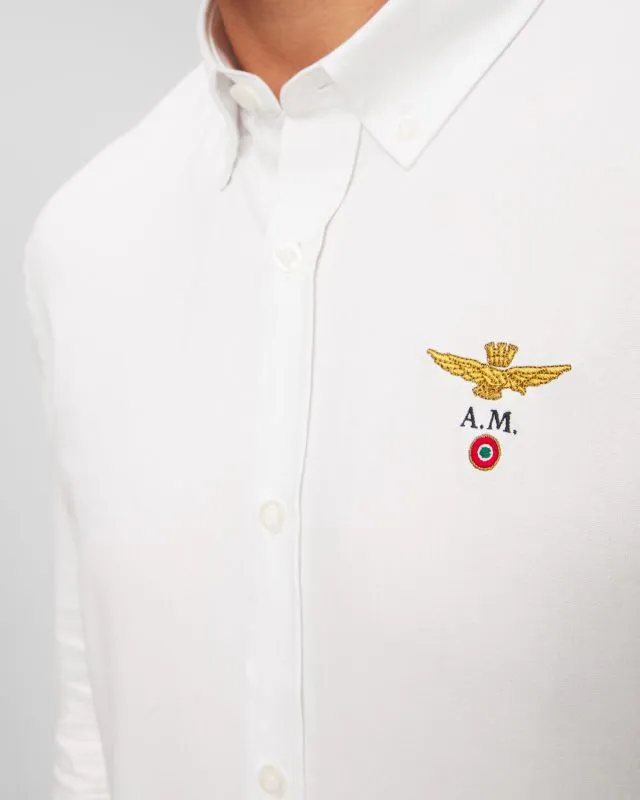 Camicia bianca da uomo Aeronautica Militare