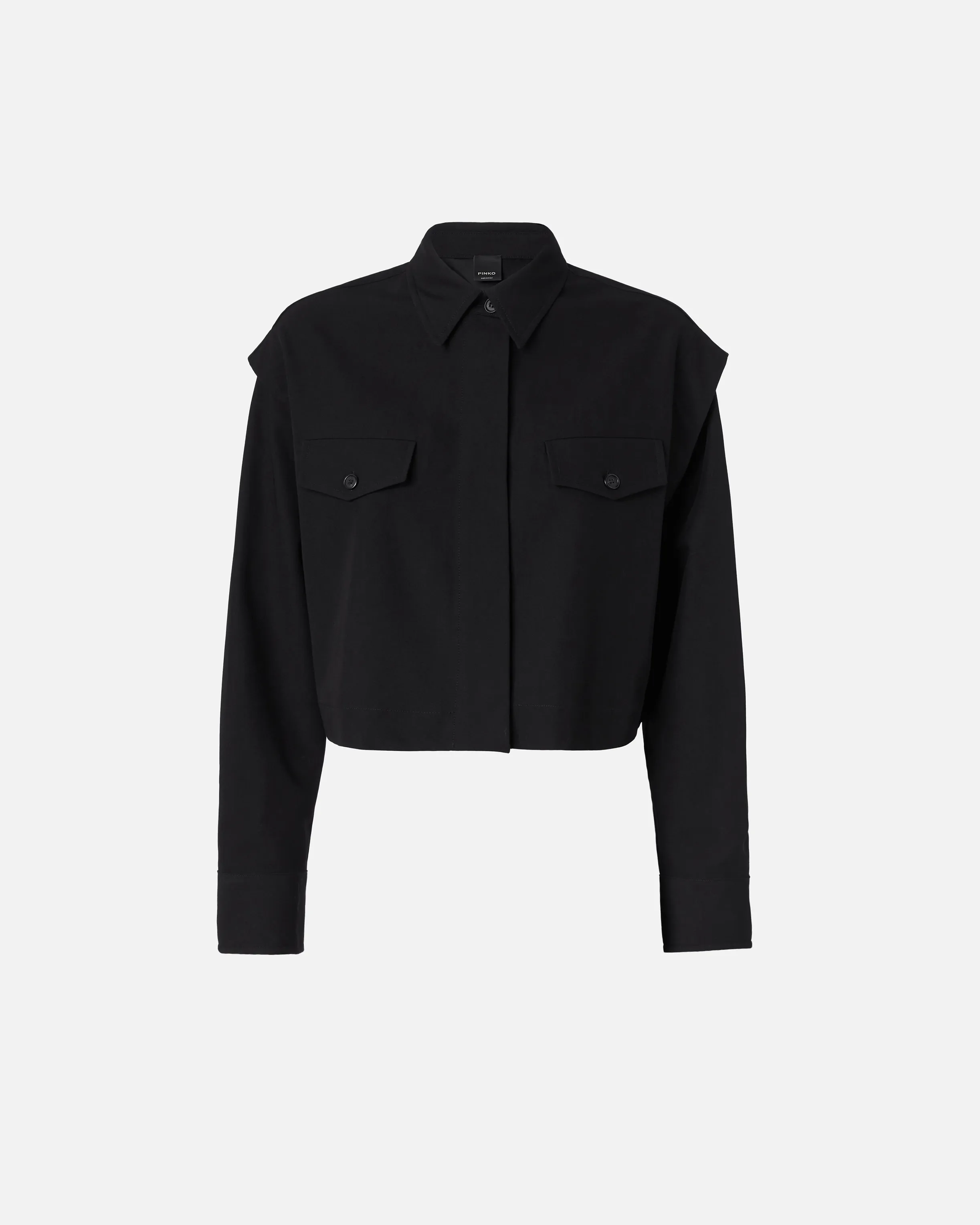  Camicia corta con taschini    