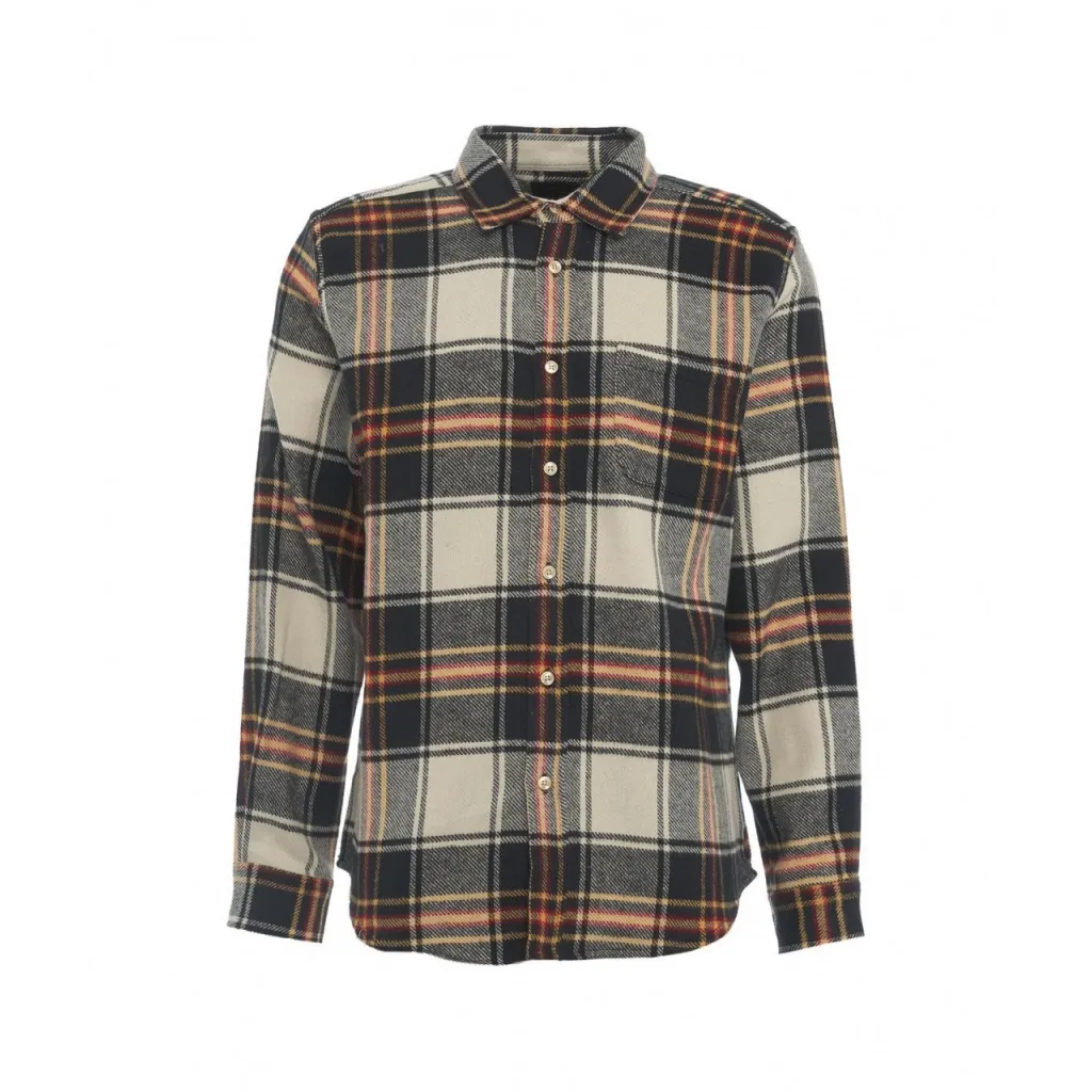 Camicia di flanella a quadri Arc nero