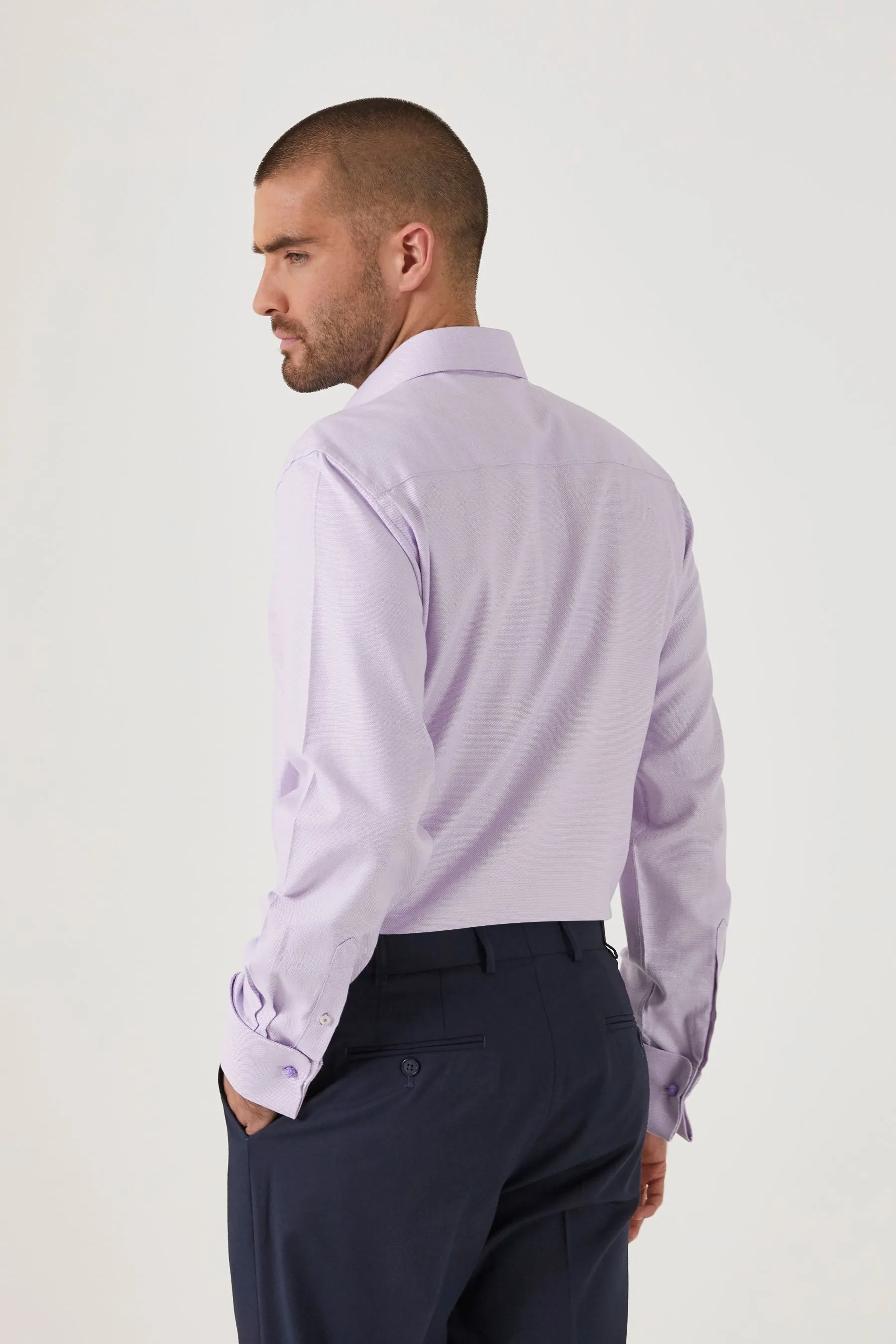Camicia Dobby Skopes 100% Cotone con doppio polsino    