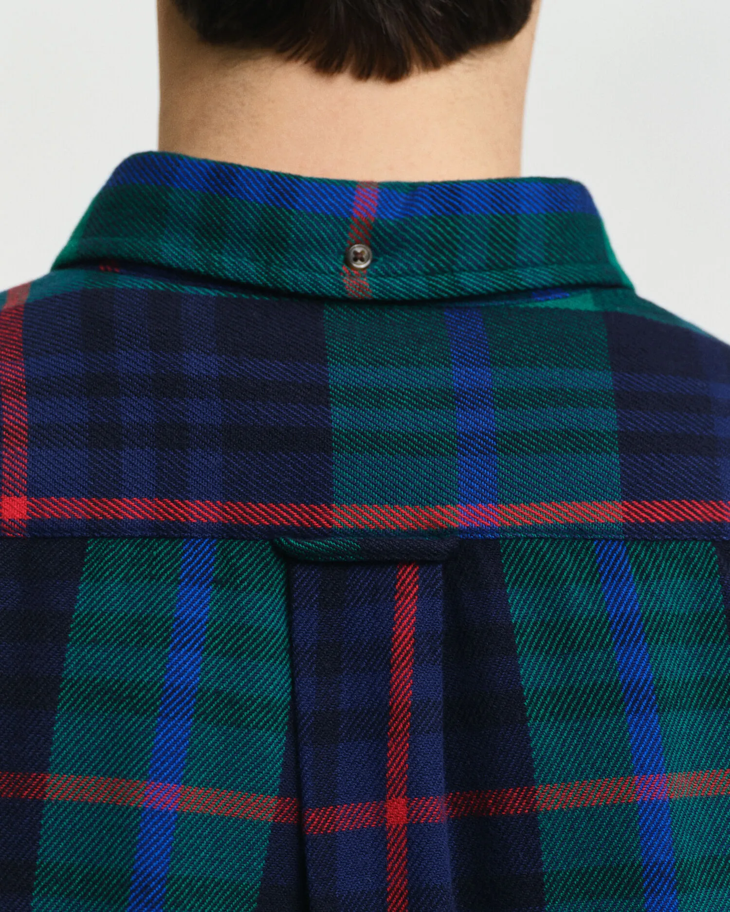 Camicia in twill a quadri regular fit    