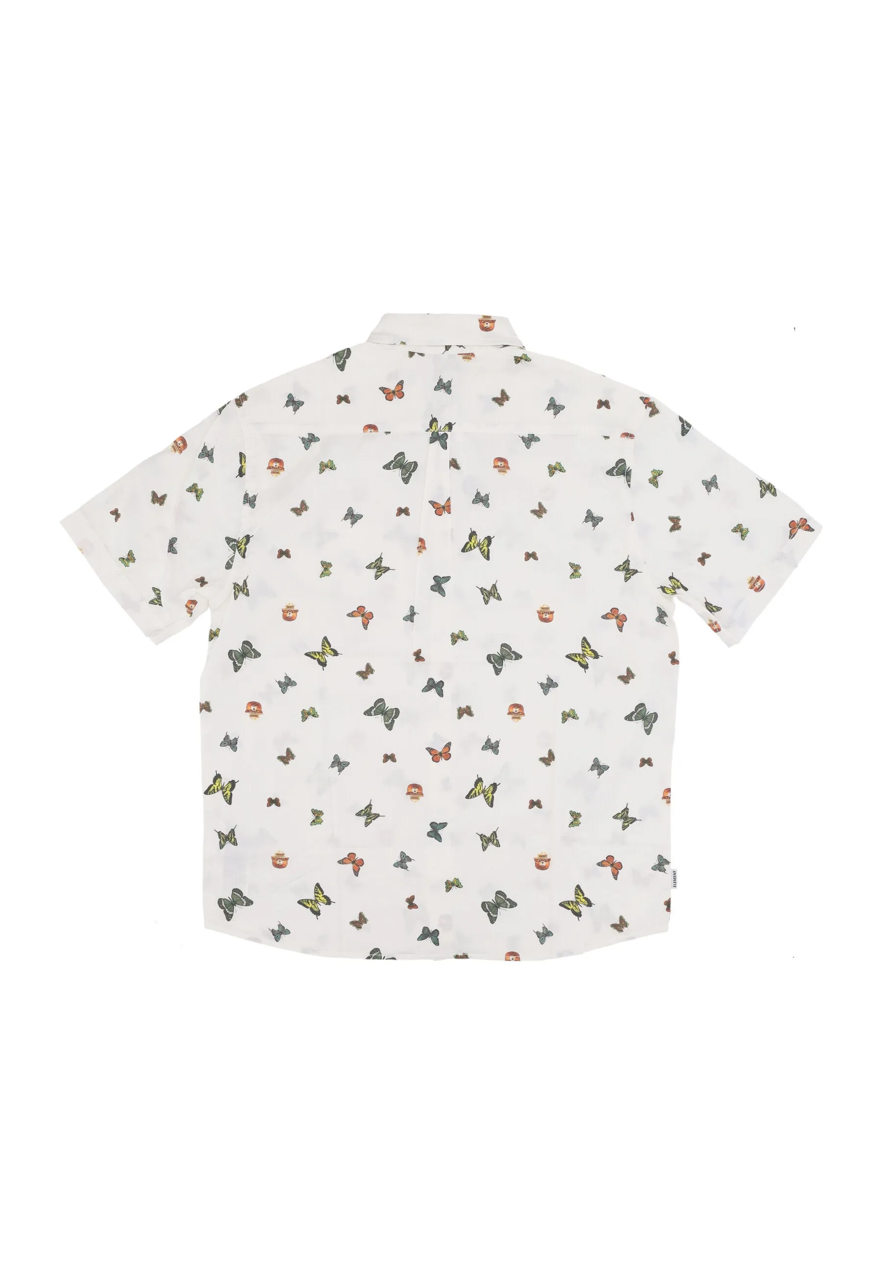 Camicia Manica Corta Uomo Dirty S/s Shirt X Smokey Bear Egret