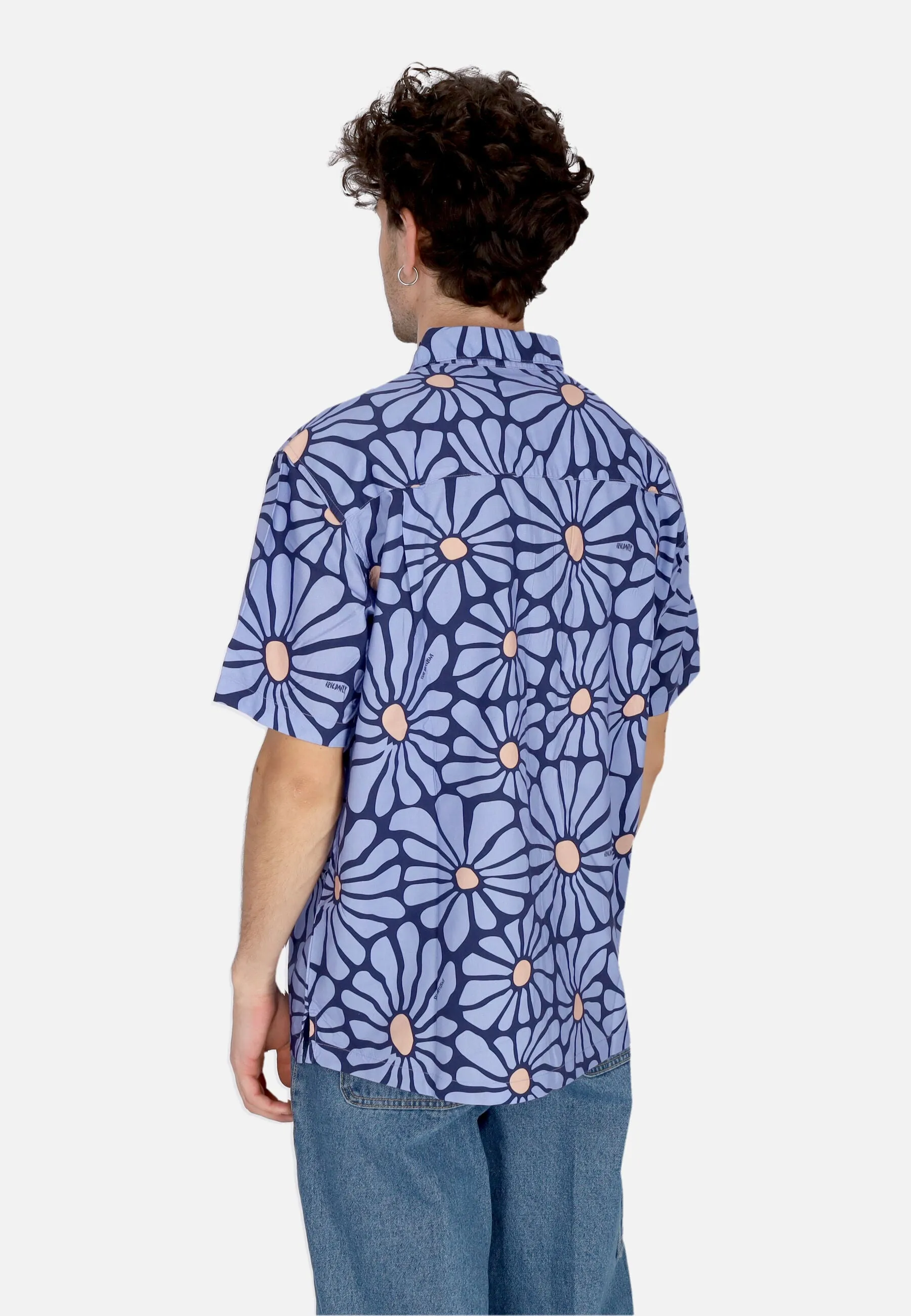 Camicia Manica Corta Uomo Resorio Shirt Dove Blue