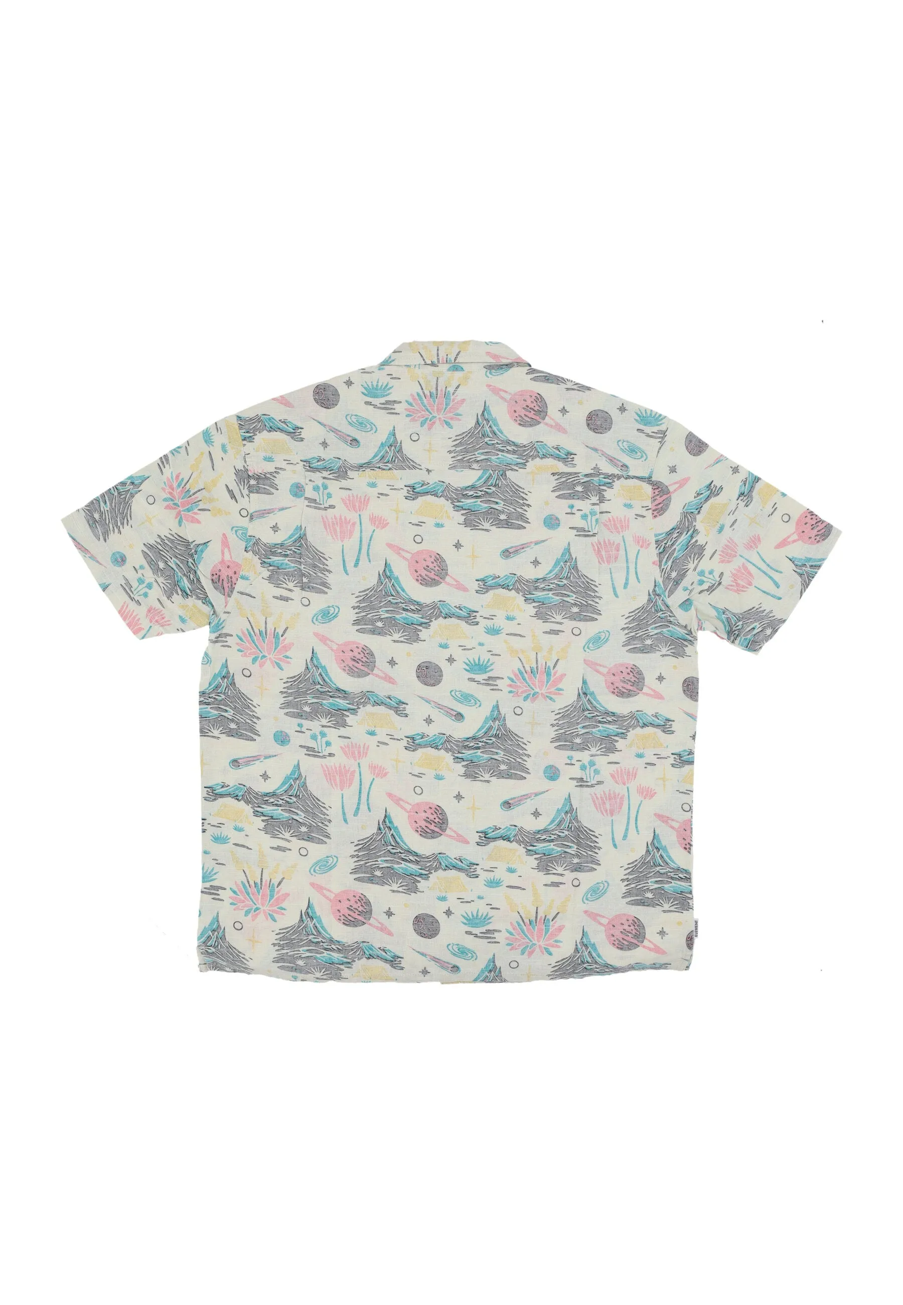 Camicia Manica Corta Uomo Thalweg Shirt Saturn Camp Beige