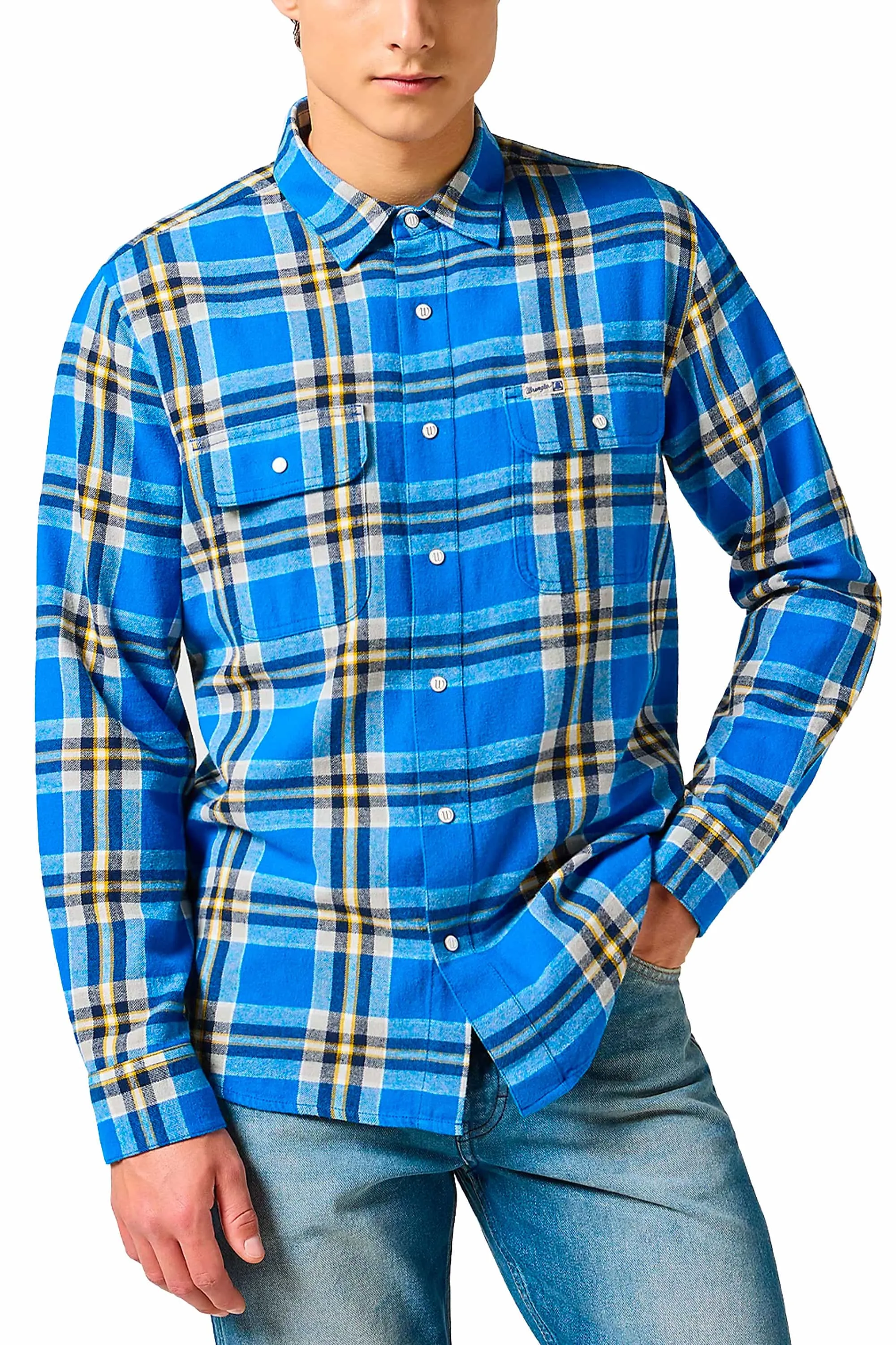         CAMICIA MANICA LUNGA BLUE BELL - 2 PKT SHIRT