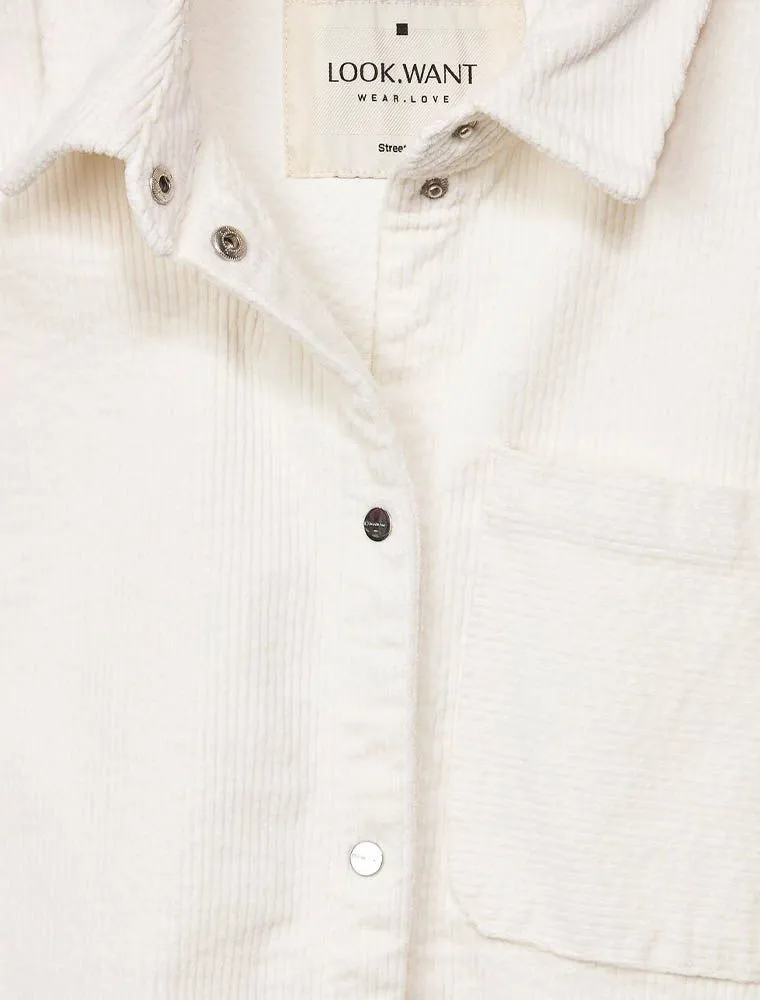 Camicia Manica Lunga Casual Street One - Panna