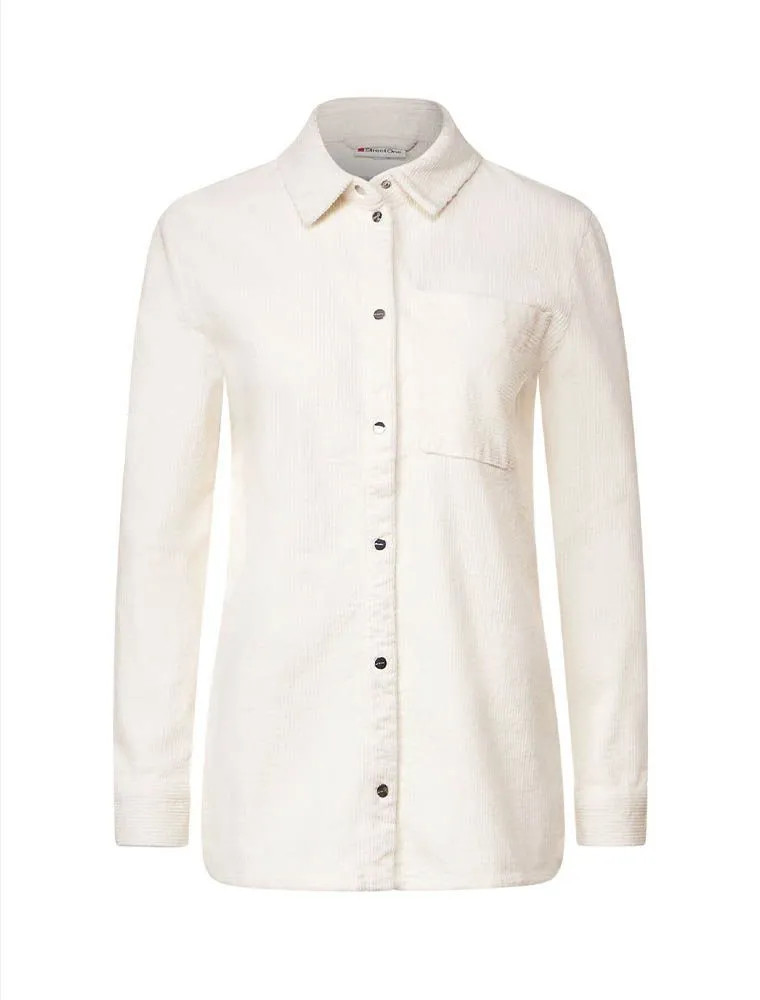 Camicia Manica Lunga Casual Street One - Panna