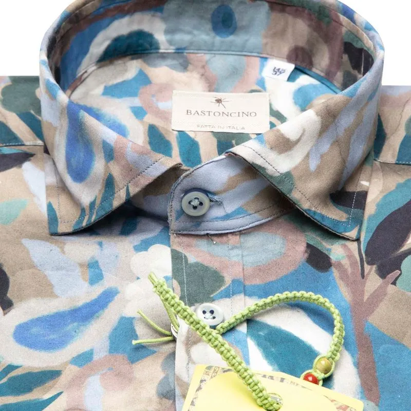Camicia stampata Simo M/L in cotone 