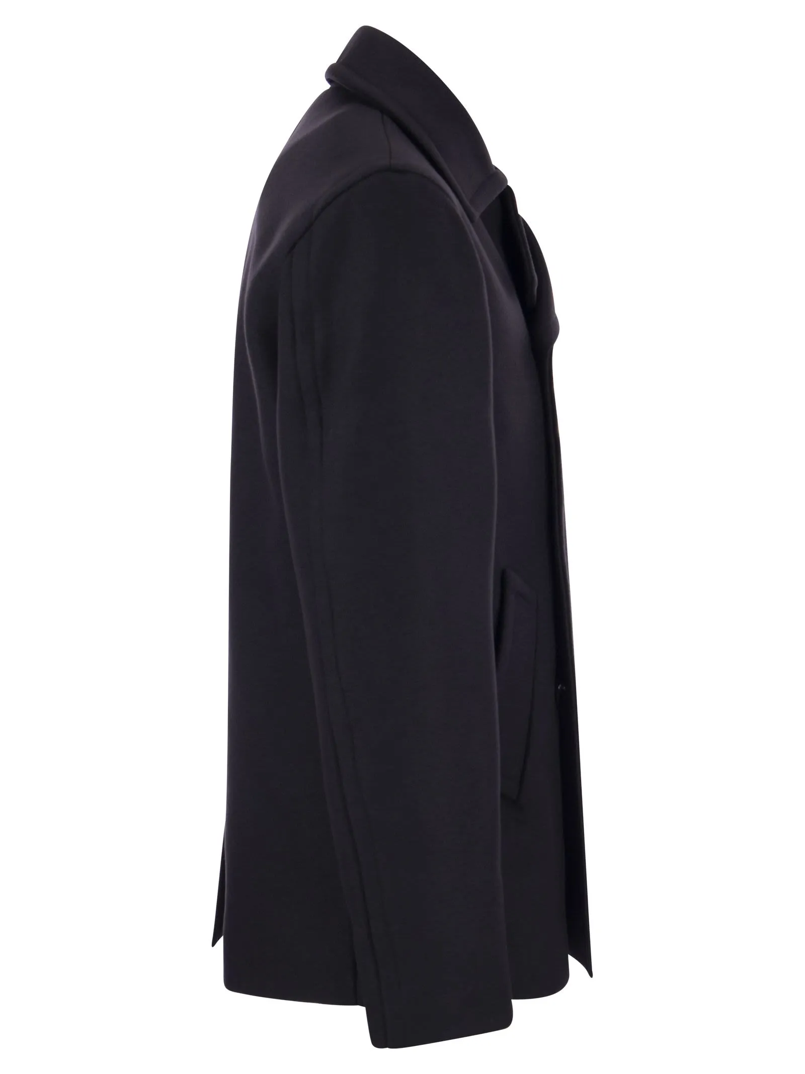 Cappotto doppiopetto in lana