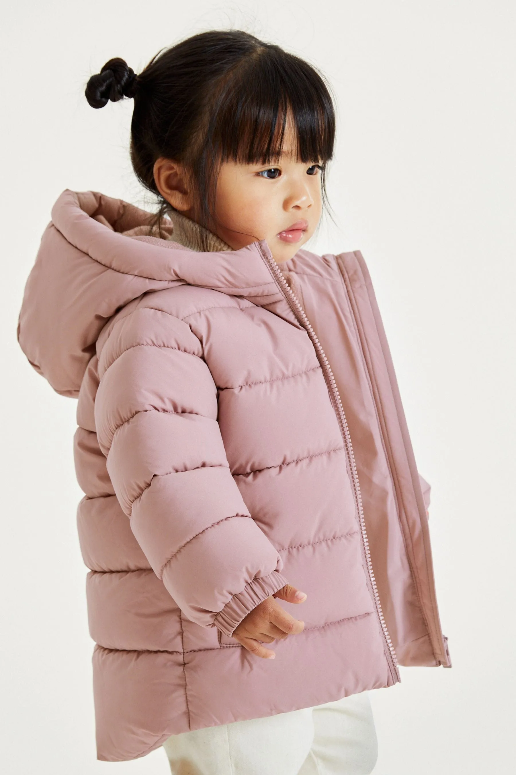 Cappotto imbottito con cappuccio Antipioggia (3mesi -7anni)    