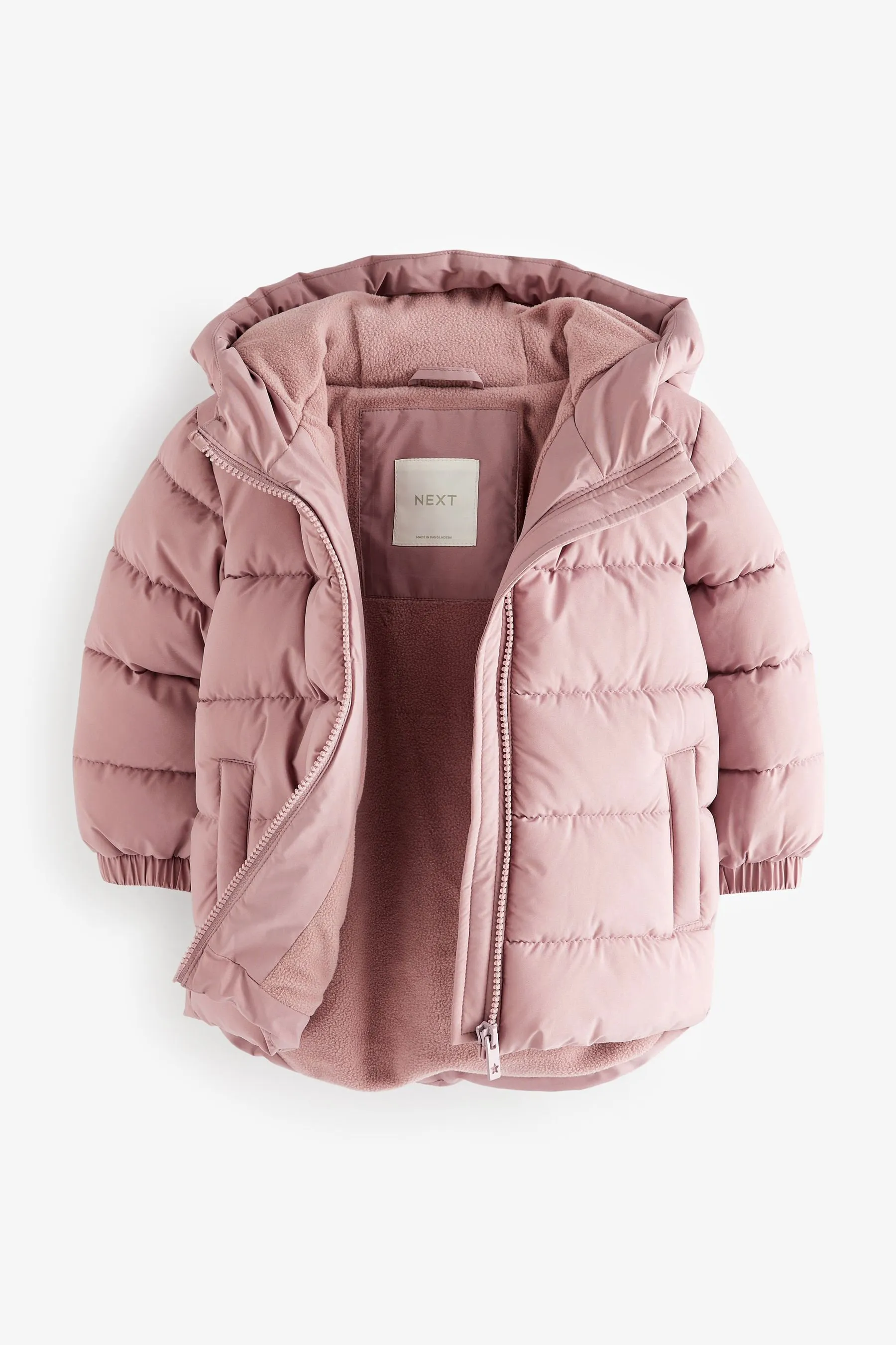 Cappotto imbottito con cappuccio Antipioggia (3mesi -7anni)    