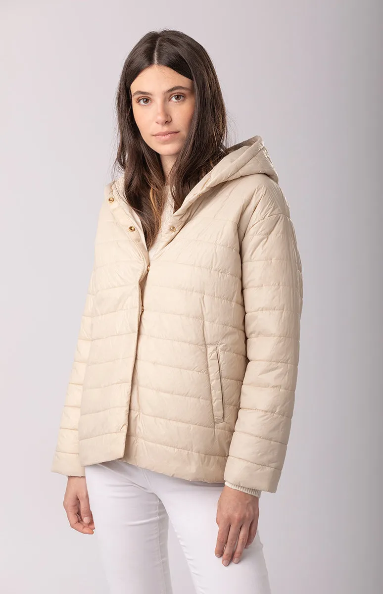 Cappotto over con piumino