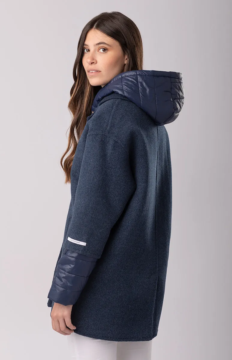 Cappotto over con piumino