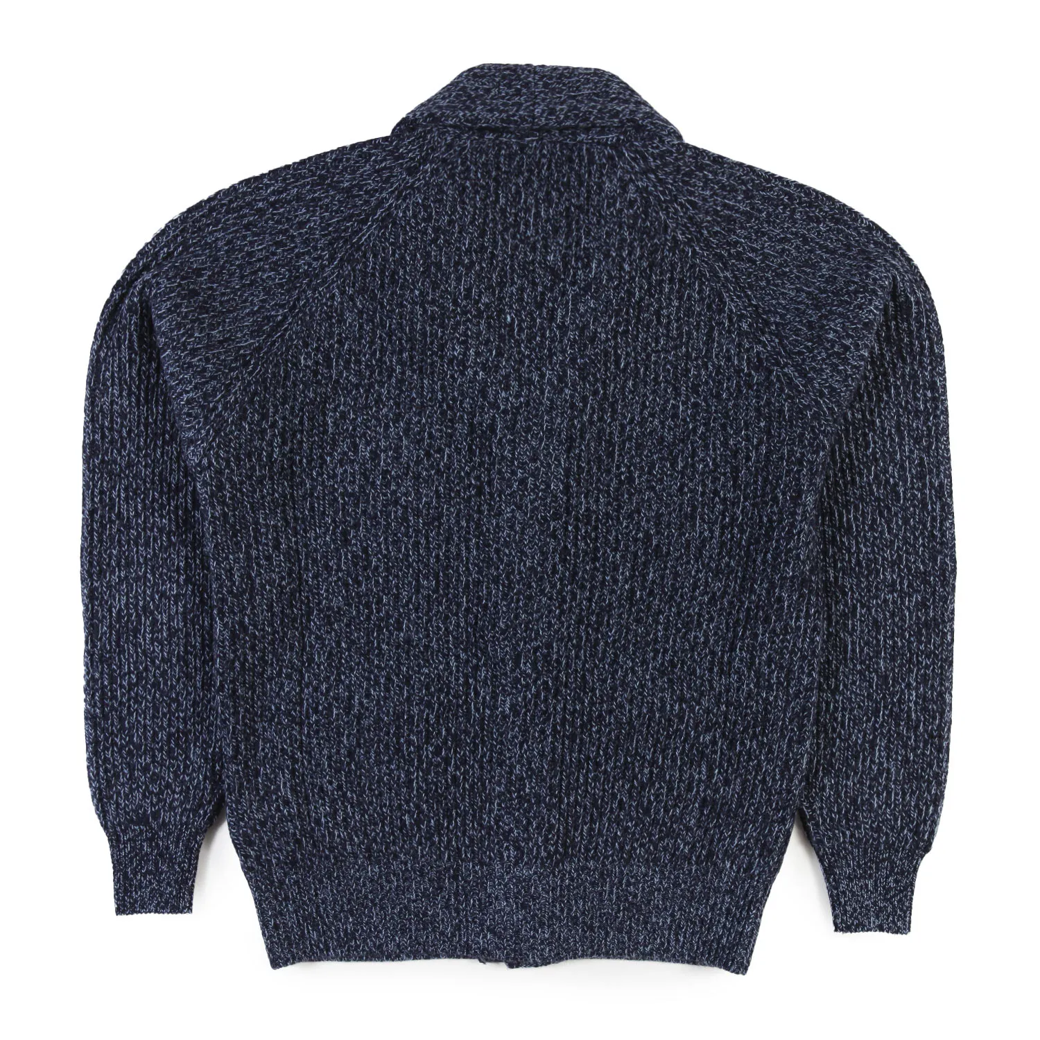 Cardigan Blu Melange Brunello Cucinelli