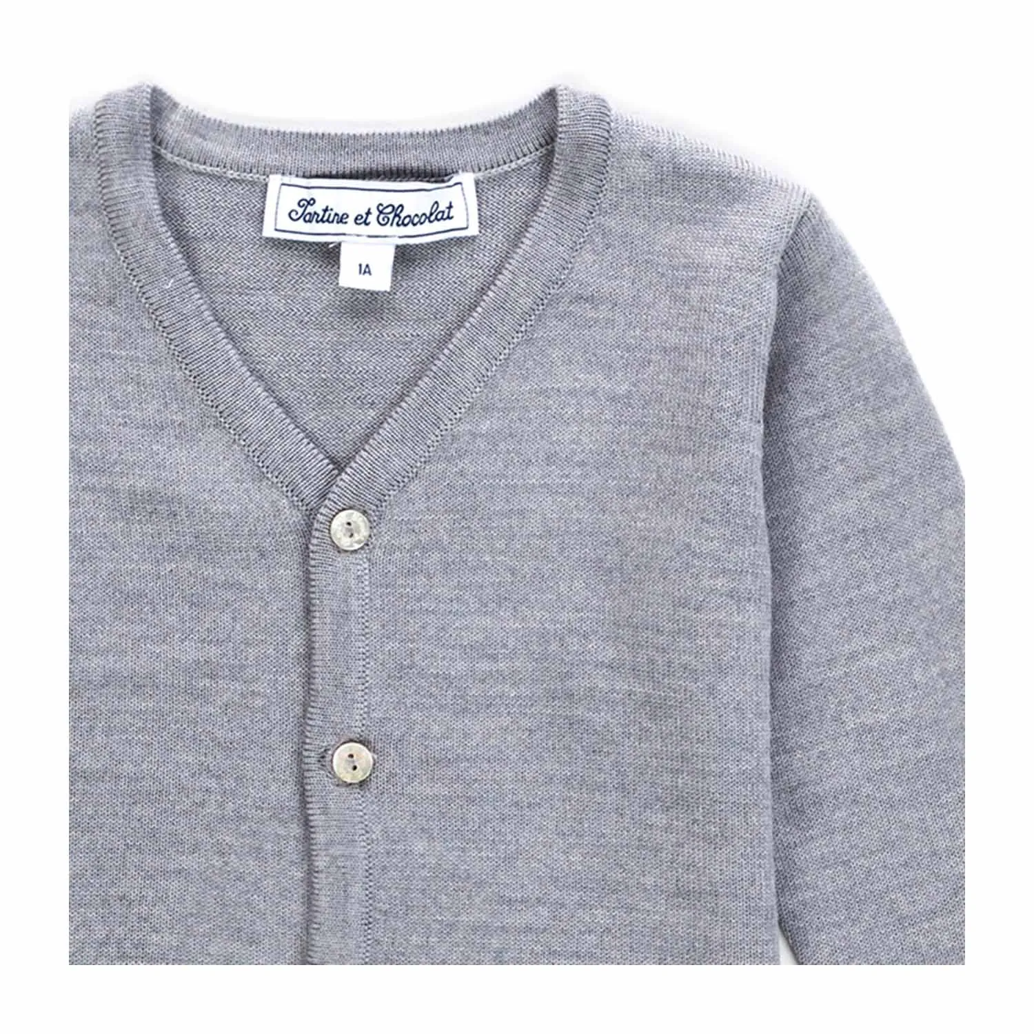 Cardigan In Lana Neonato