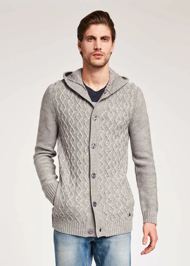 Cardigan in misto lana