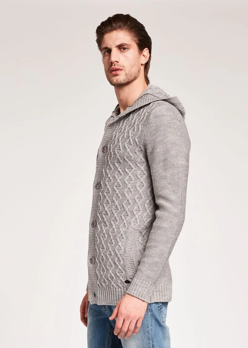 Cardigan in misto lana