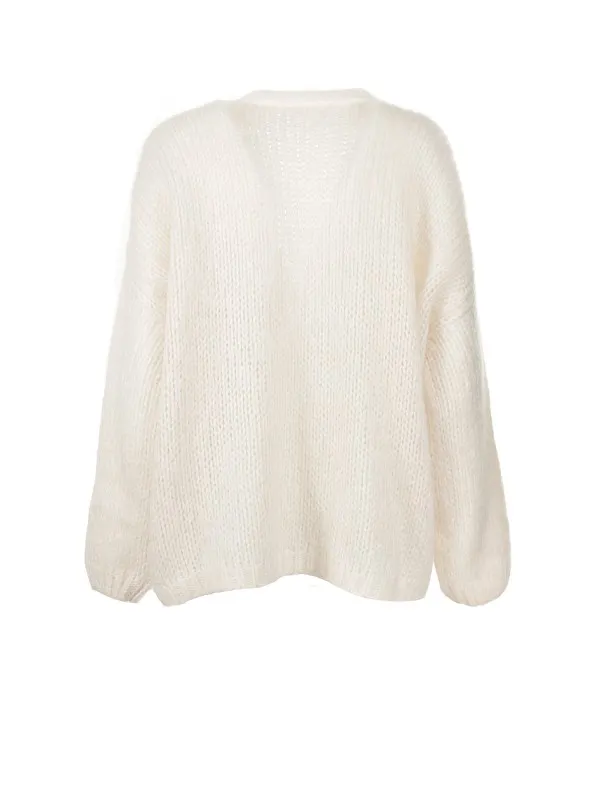 Cardigan Mughetto in lana
