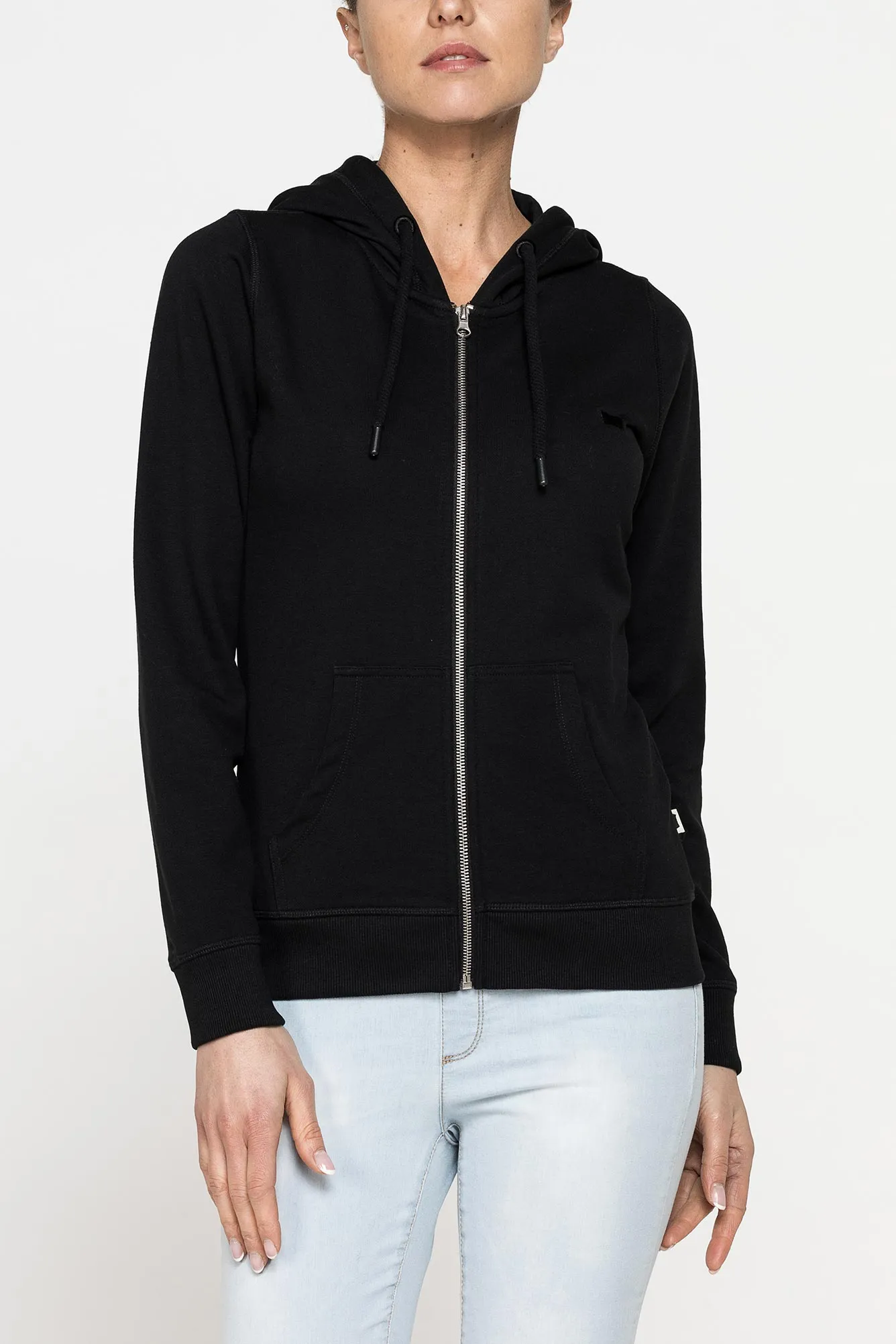 Carrera  ---------    ------------Felpa full zip con cappuccio - Nero