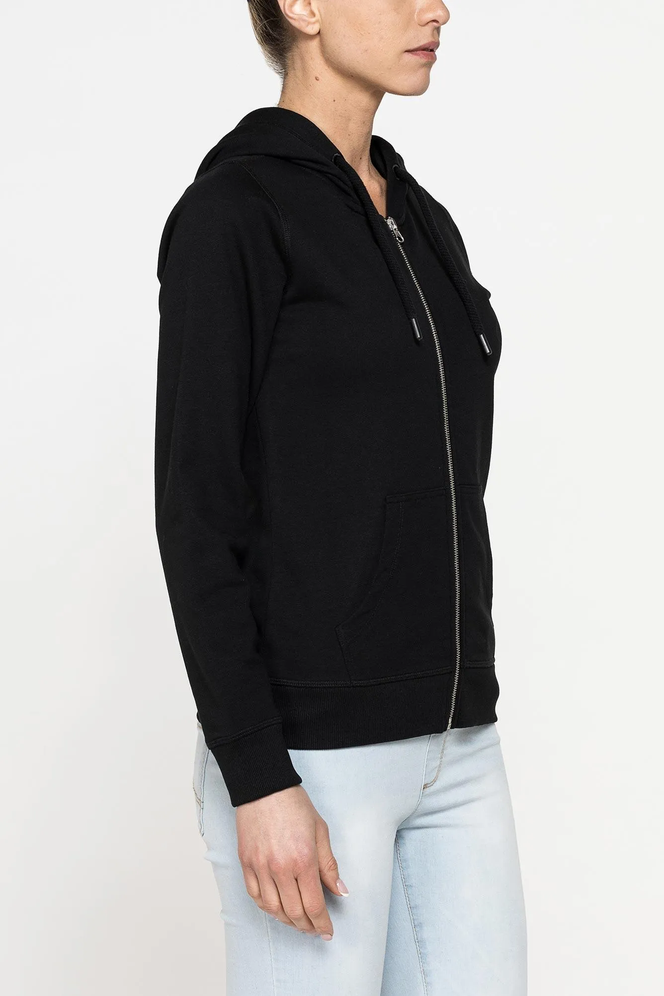 Carrera  ---------    ------------Felpa full zip con cappuccio - Nero