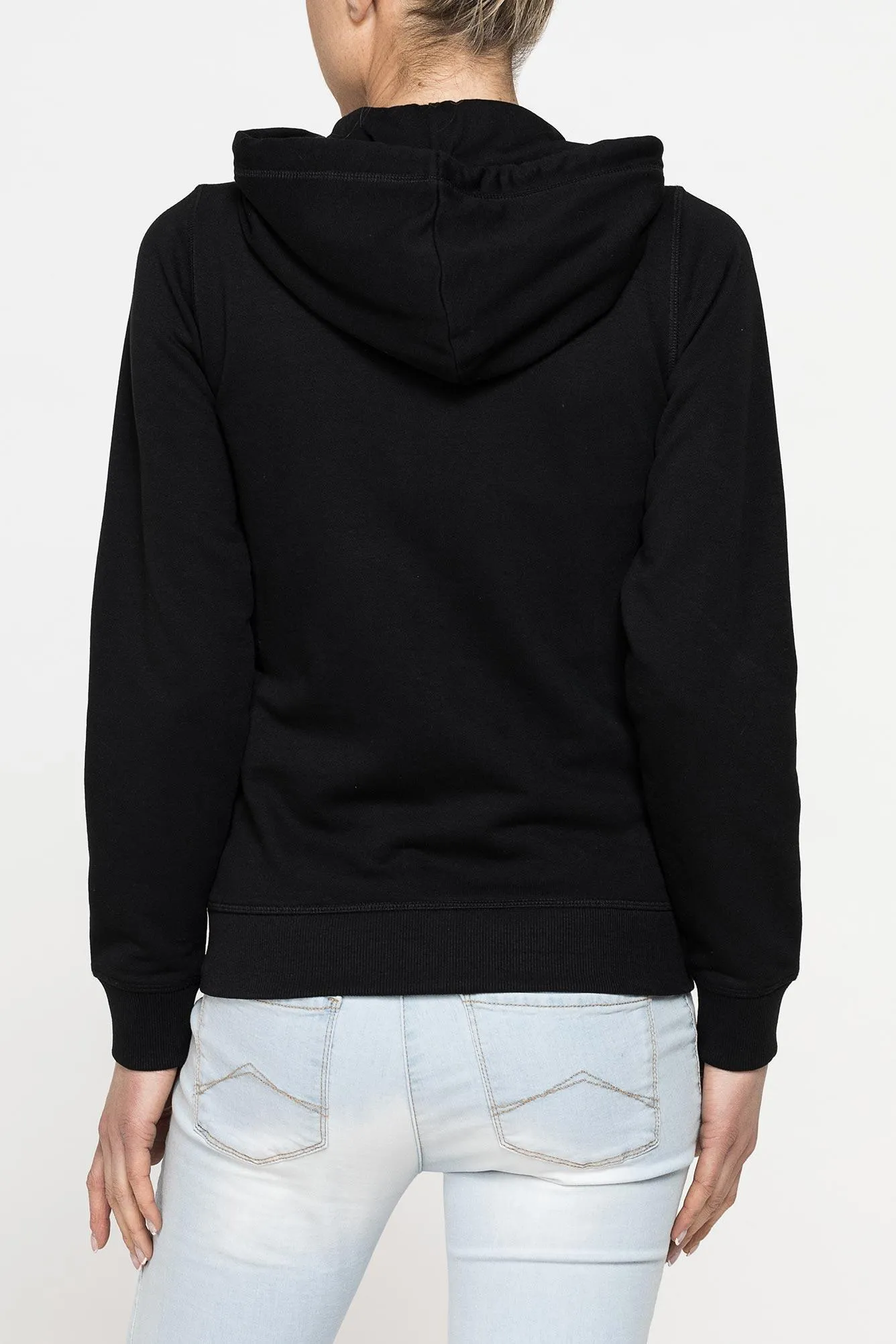 Carrera  ---------    ------------Felpa full zip con cappuccio - Nero