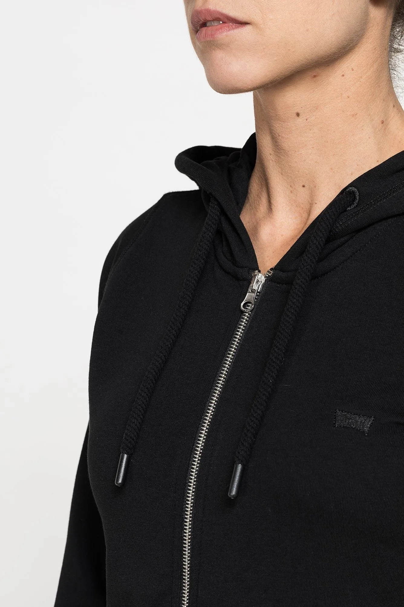 Carrera  ---------    ------------Felpa full zip con cappuccio - Nero
