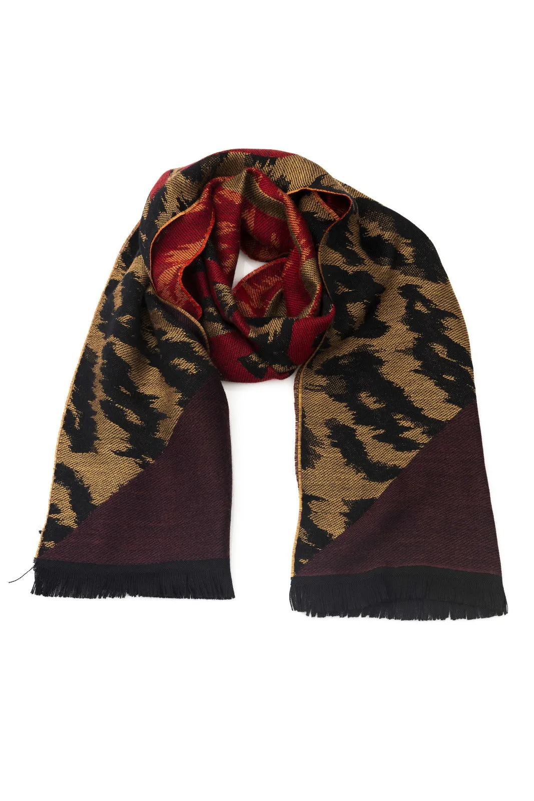 Cavalli Class sciarpa multicolore animalier   