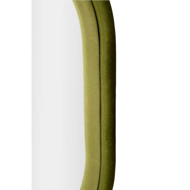 Charme 1921 Specchio da muro Antony velluto verde cm 60x4x90