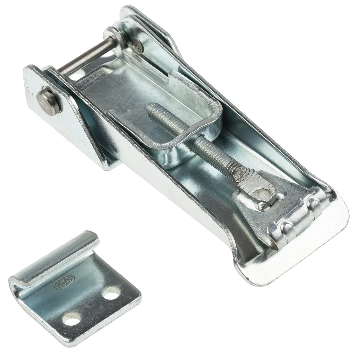 Chiusura a leva Regolabile RS PRO in Acciaio Zincato, 121 x 42mm, tensione operativa 4kN