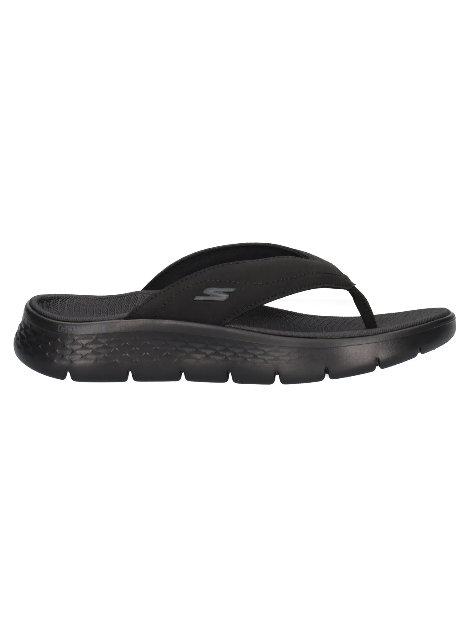 Ciabatta infradito Skechers Go Walk da uomo nero