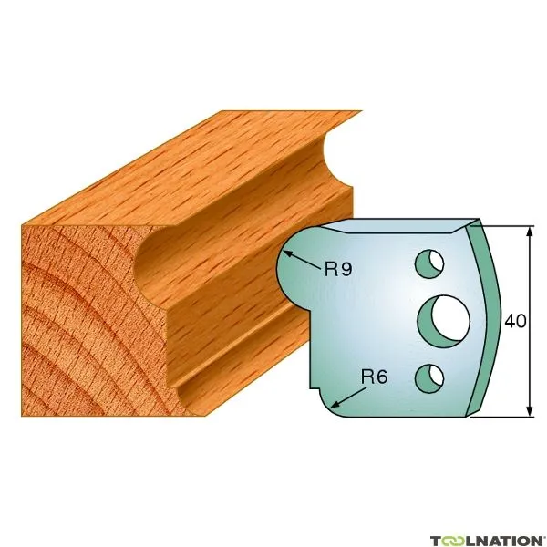 CMT 690.055 Coppia di coltelli profilati altezza 40 mm numero 55