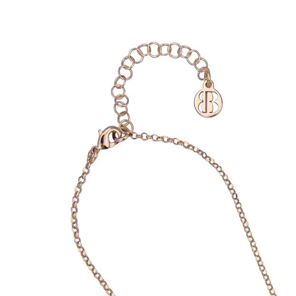 Collana con pendente a goccia e cristallo quarzo rosa    