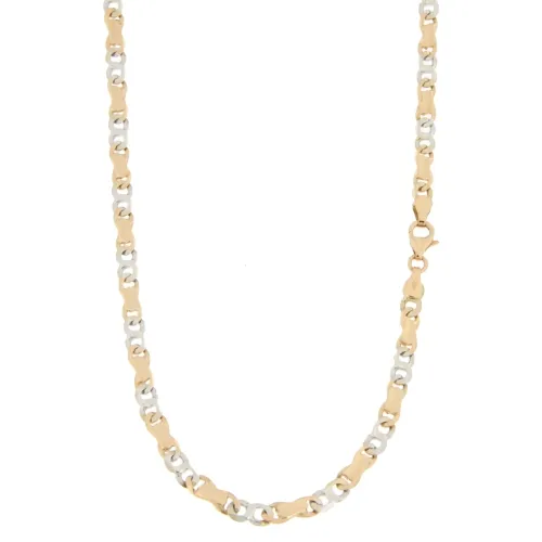 Collana Uomo Oro Rosa Bianco GL100400