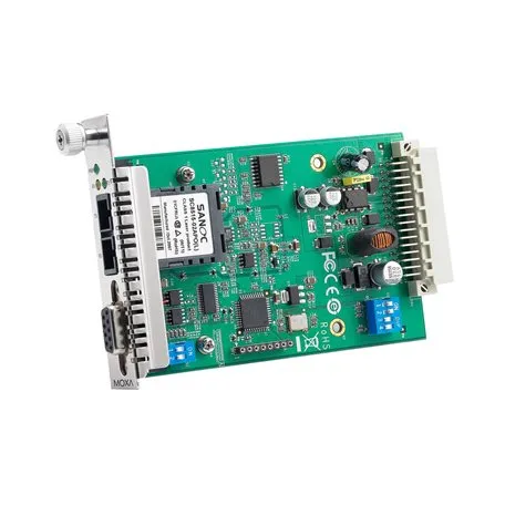 Convertitore di supporti MOXA, Modalità singola, RS232, RS422, RS485, 100Mbit/s