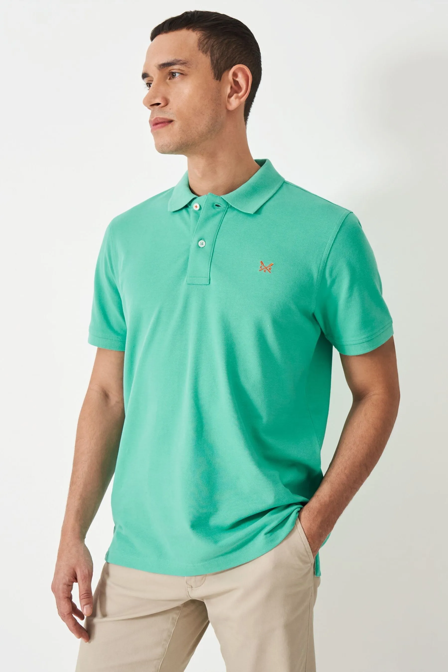 Crew Clothing Plain 100% Cotton Classic Polo Shirt    