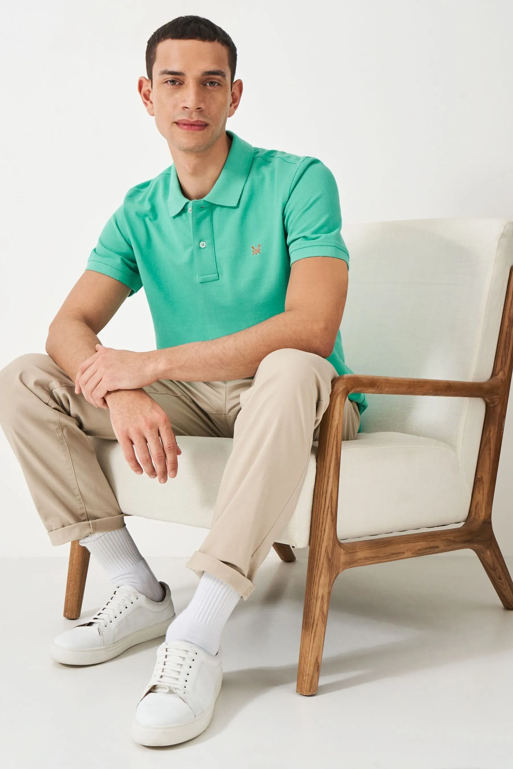 Crew Clothing Plain 100% Cotton Classic Polo Shirt    