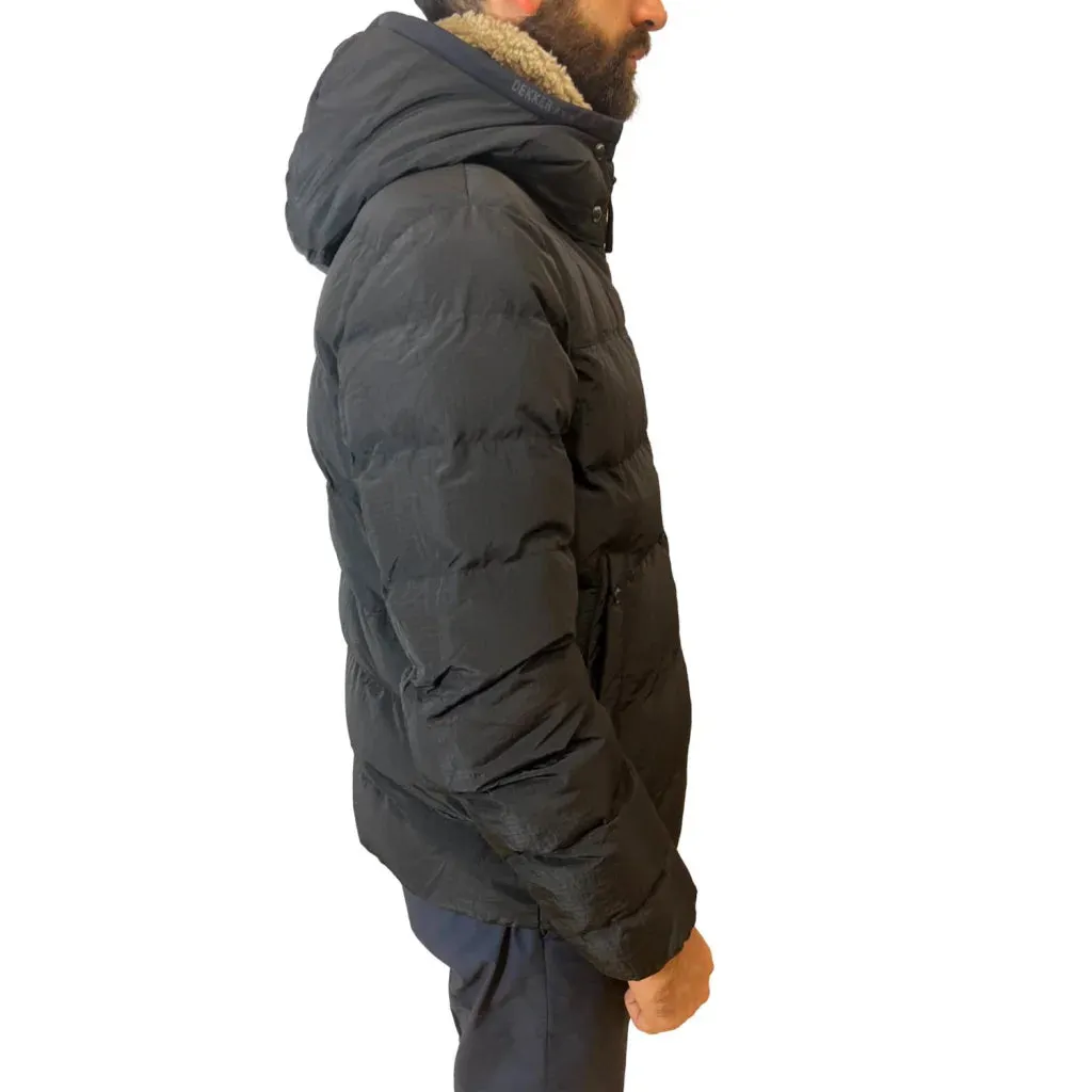 DEKKER Giubbino nero uomo Balao RC Ecofur
