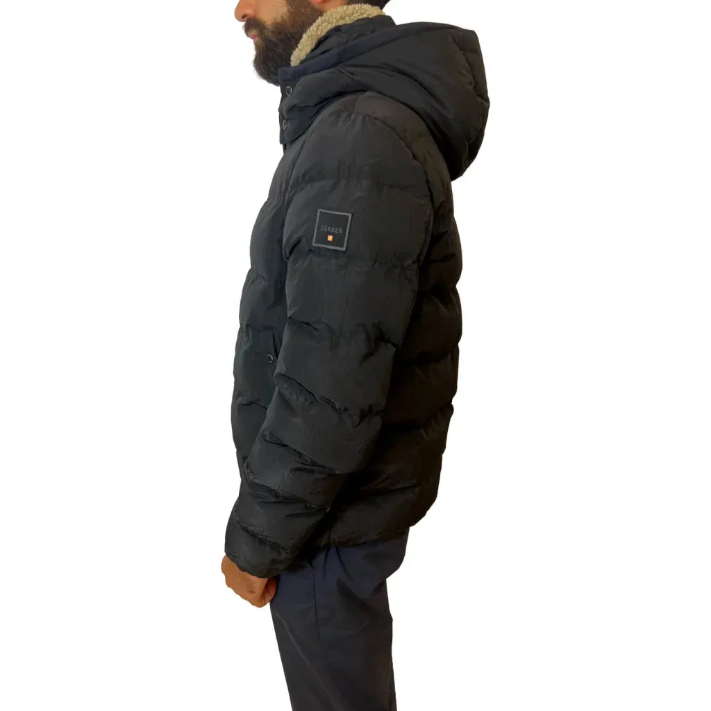 DEKKER Giubbino nero uomo Balao RC Ecofur