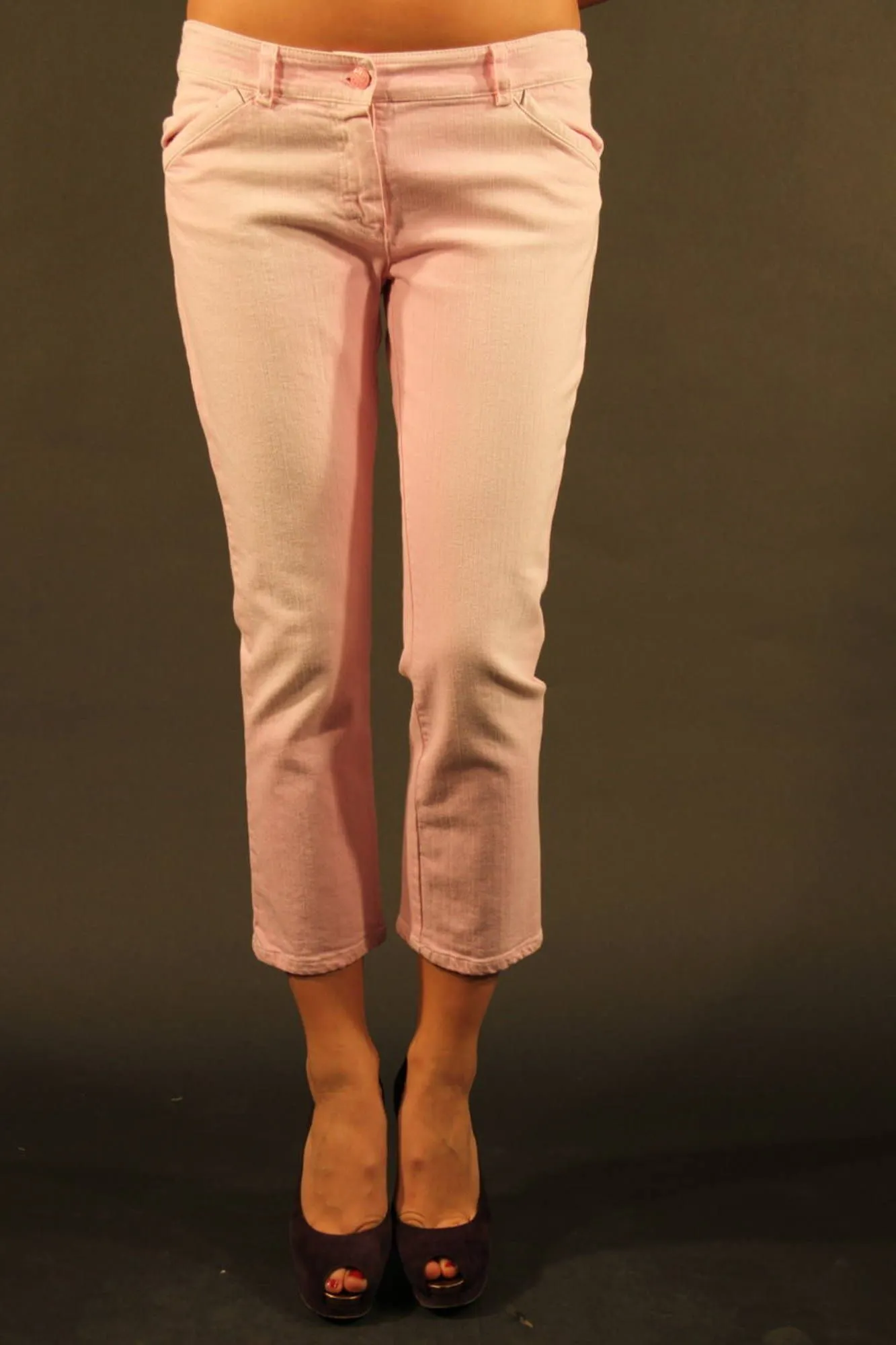 DENNY ROSE PANTALONE PINOCCHIETTO DONNA ROSA