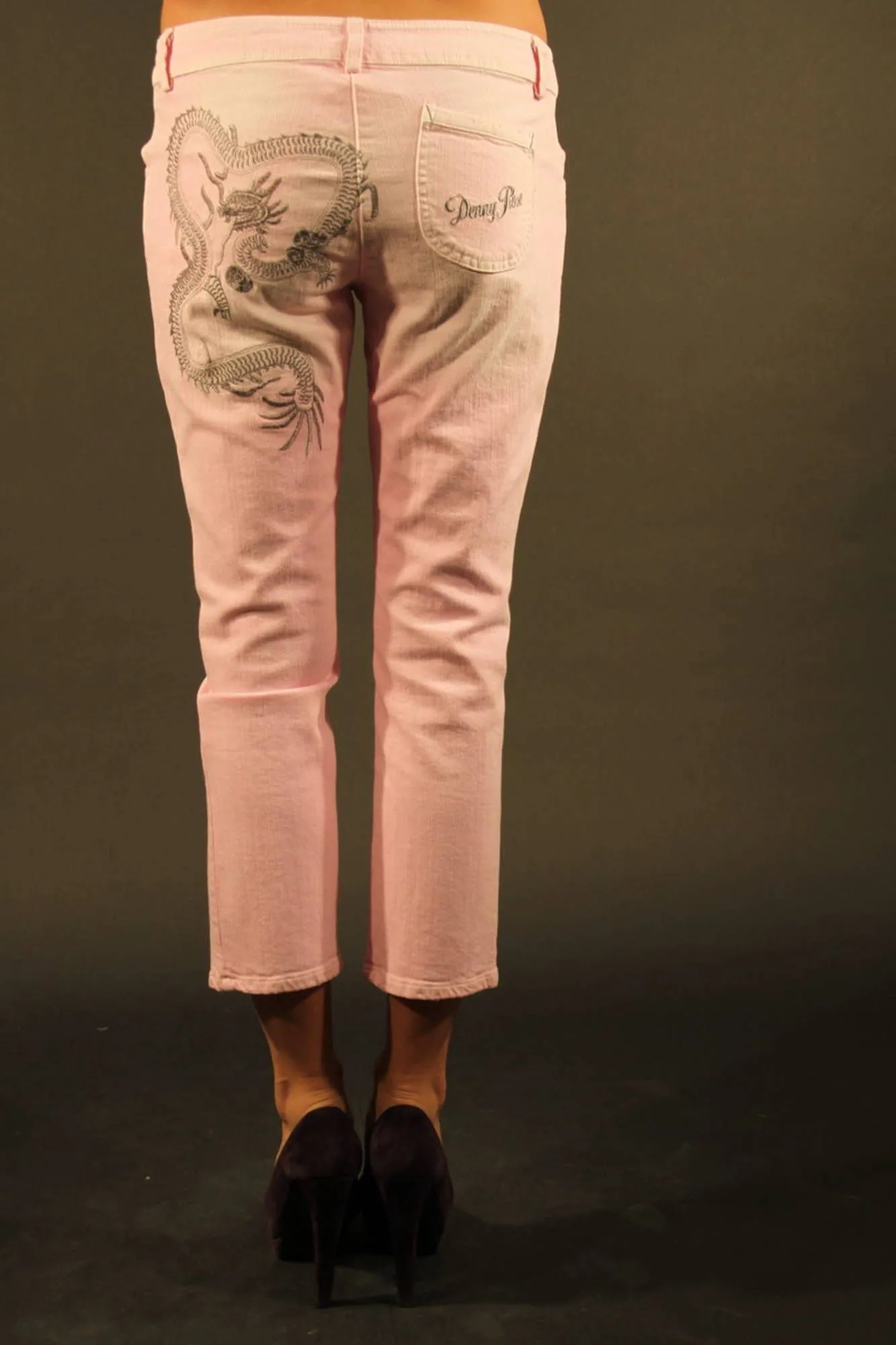 DENNY ROSE PANTALONE PINOCCHIETTO DONNA ROSA
