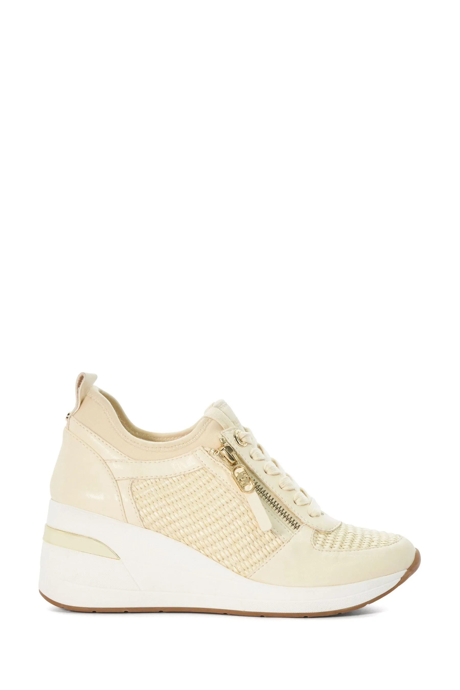 Dune London - Eilin - Scarpe da ginnastica con zeppa e zip
