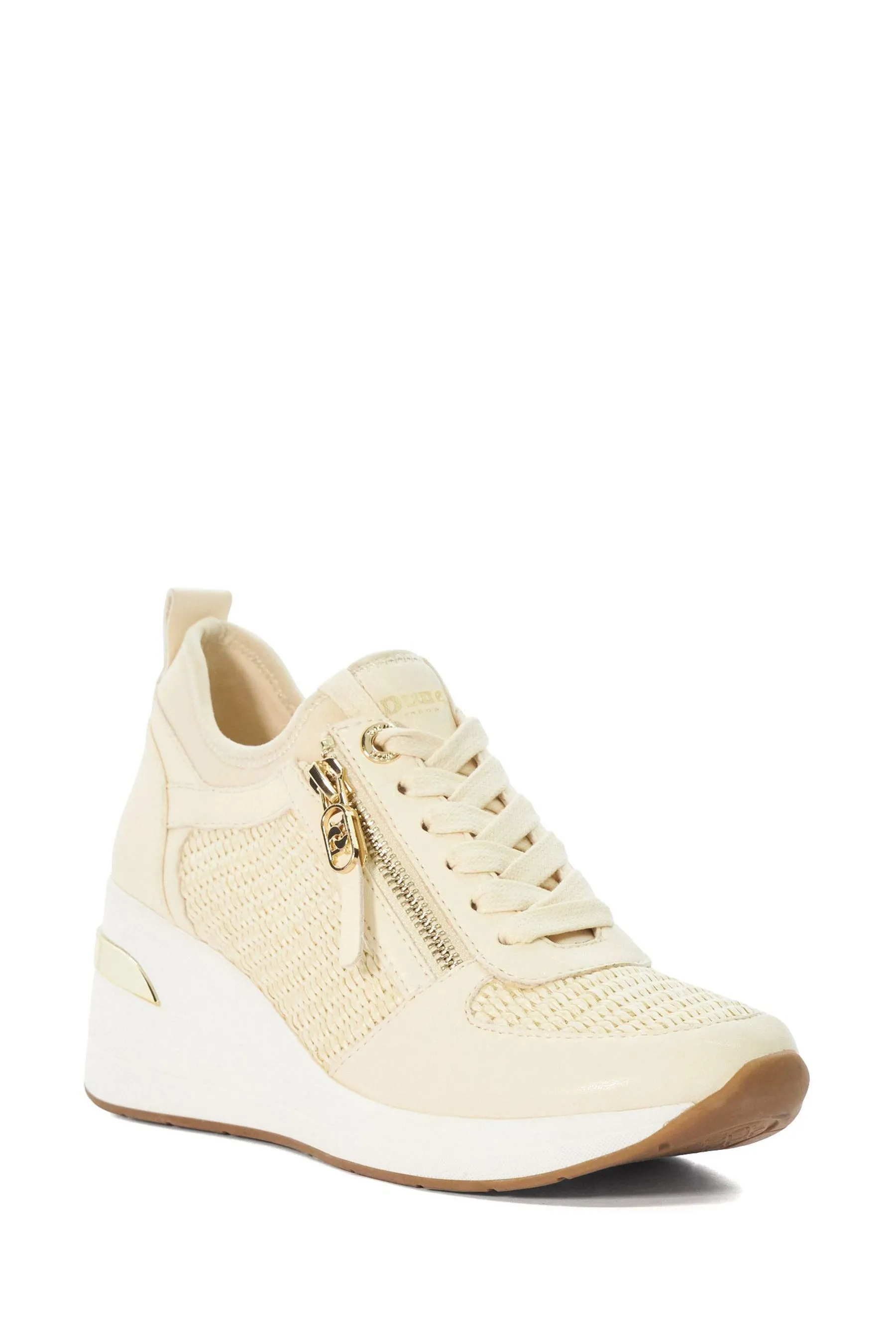 Dune London - Eilin - Scarpe da ginnastica con zeppa e zip