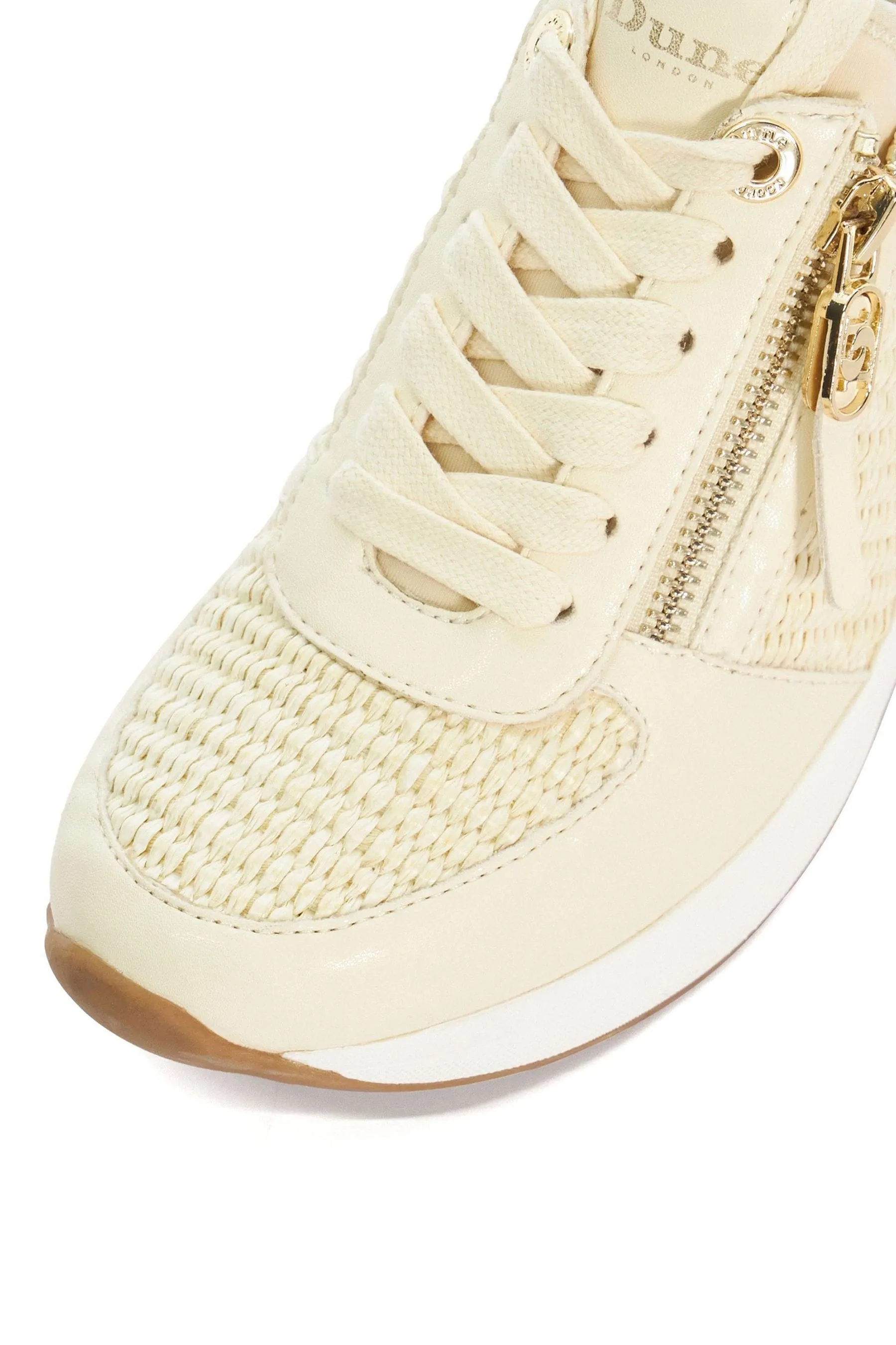 Dune London - Eilin - Scarpe da ginnastica con zeppa e zip