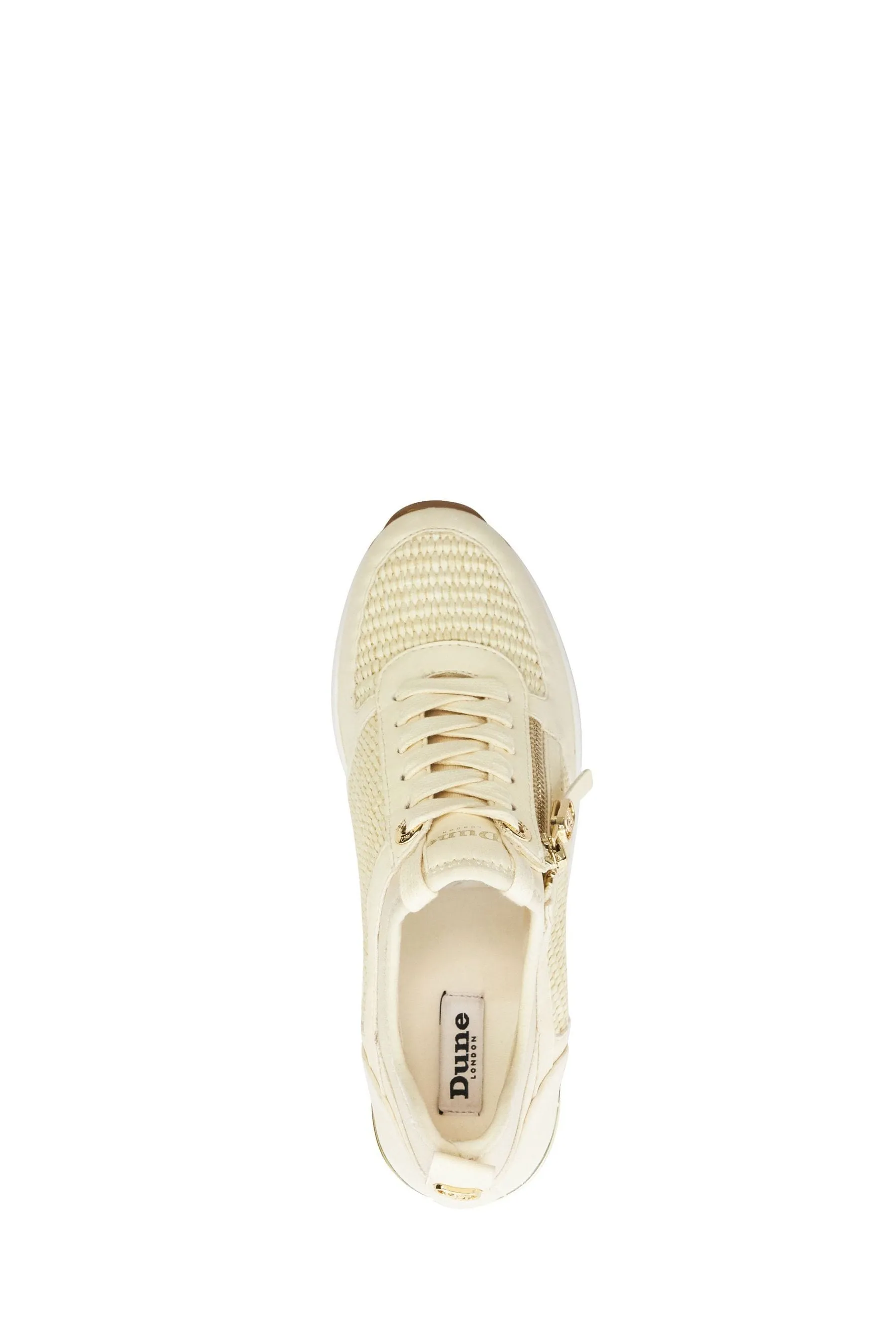 Dune London - Eilin - Scarpe da ginnastica con zeppa e zip