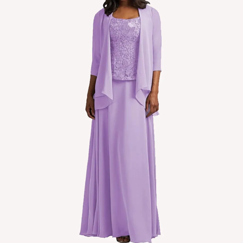 E abito da sera Web Abito lungo senza maniche da banchetto con mantella Abito elegante da donna