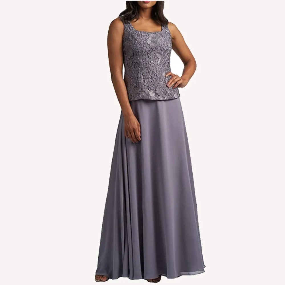 E abito da sera Web Abito lungo senza maniche da banchetto con mantella Abito elegante da donna