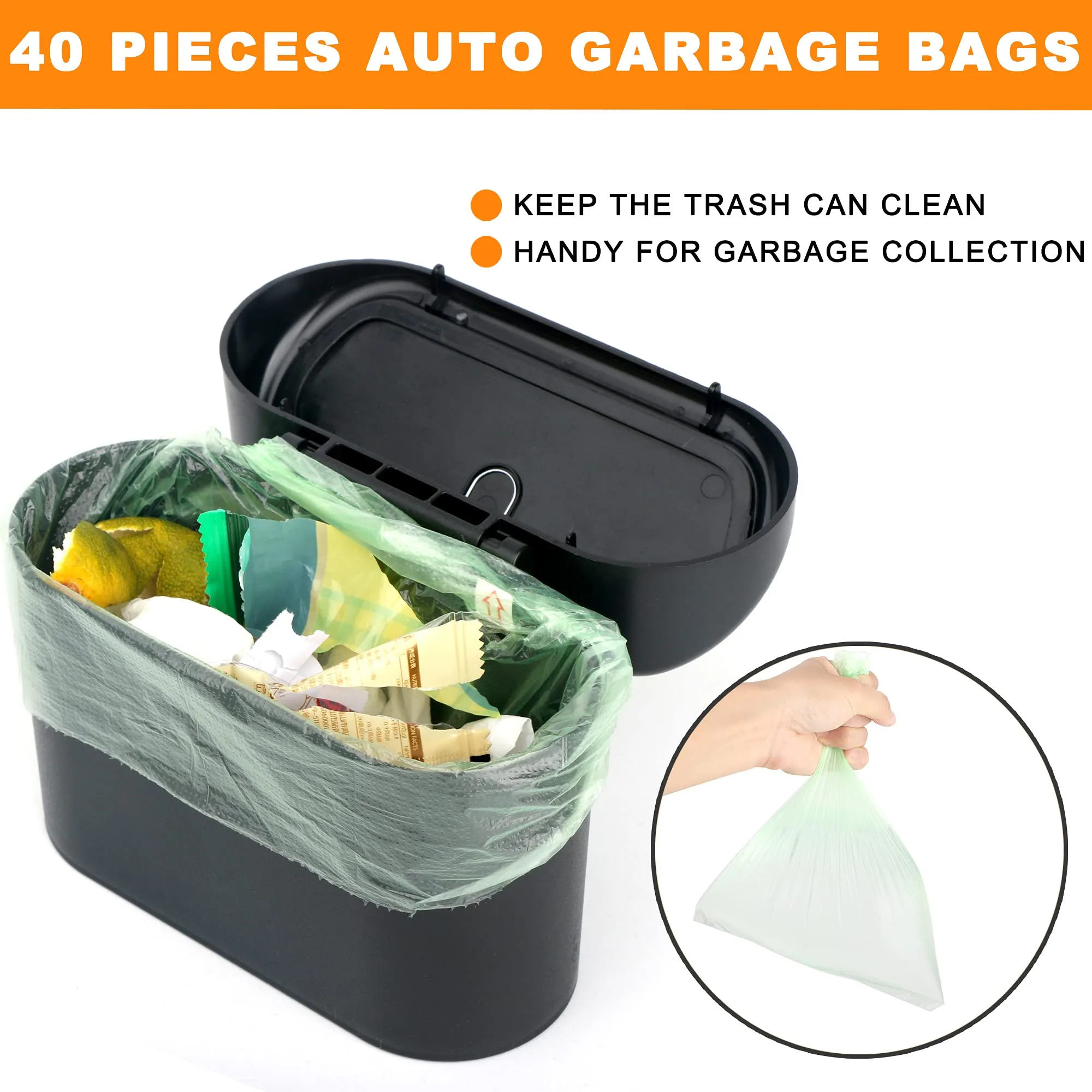 Einesin Pattumiera Per Auto Con Coperchio Portatile Impermeabile Mini Pattumiera Portatile Impermeabile Per Auto Adatto A Tutti 