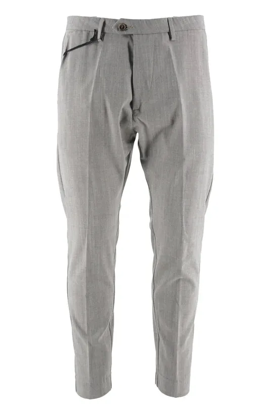 Elegant Montecarlo Model Trousers / Grey